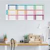 42x100cm Large Size Calendar Colorful 12 Month Calendar 2026 English Calendar  Home Use