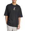 adidas T Shirts Unisex Black Crew Neck Moderate Straight Fit JZ3287