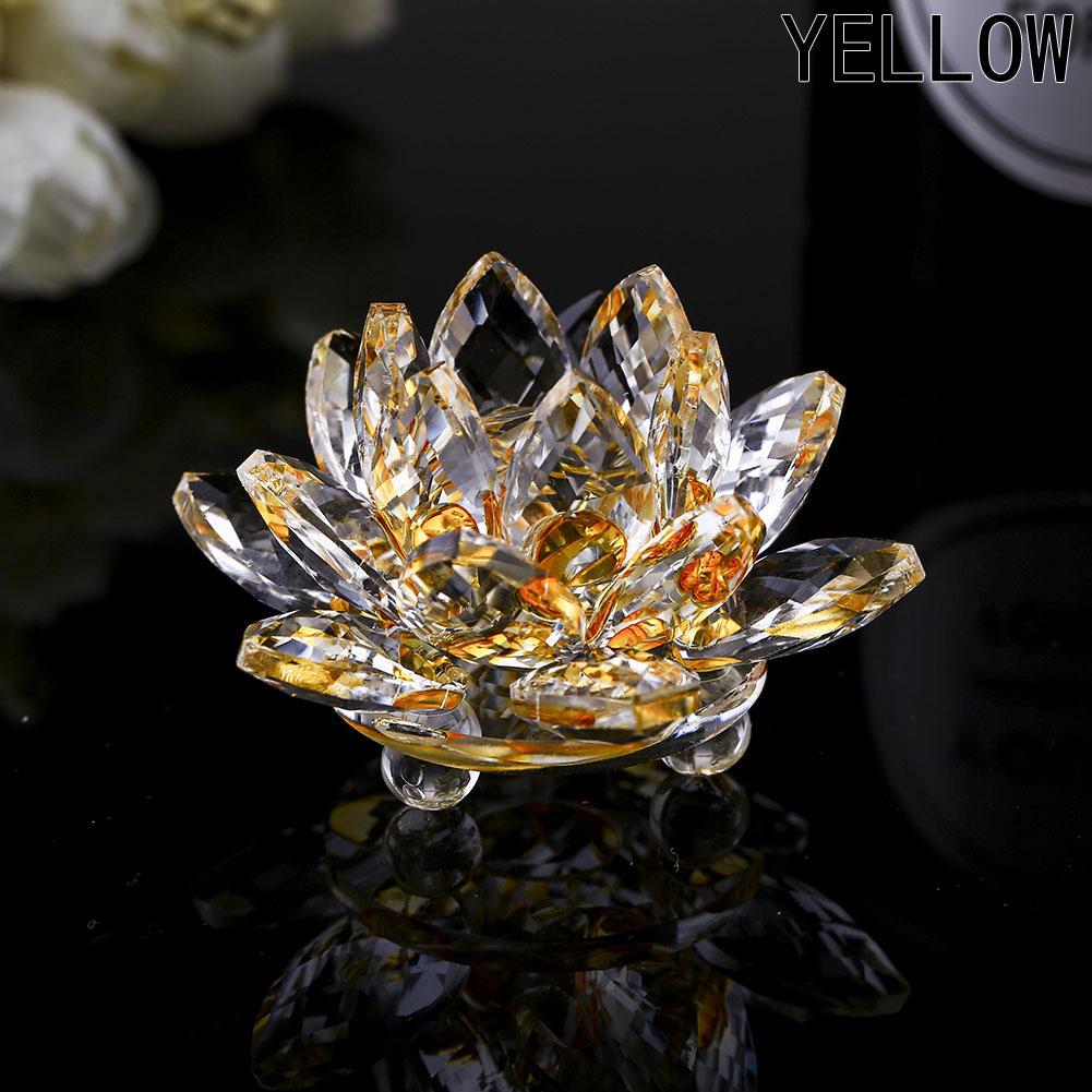 

Кришталева статуетка з квіткою лотоса 6 см. Весільні прикраси для дому. Колекція рукоділля зі скла. Прес-пап’є. Прикраси столу. Сувеніри. Подарунки.