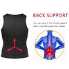 Neoprene Body Shaper Sauna Suit Tank Top Weight Loss Belt Zipper Men Waist Trainer Vest