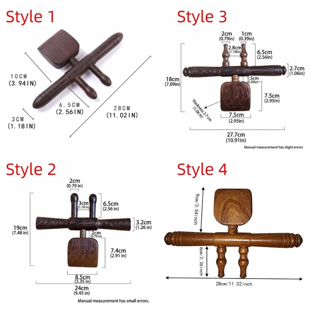 Solid Wood Gua Sha Scraper Muscle Relaxation Meridian Massager Massage Tool Meridian Dredging
