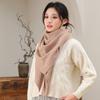 Autumn And Winter Korean Version  Women Neck Wrap Blended Triangular Shawl Female Thickened With Knitted Warm Shoulder Scarf