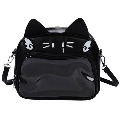 Harujio Ita Bag Shoulder Cat Oshikatsu Black and Plush Popular Bag Bag, Design, Small, Mini, Bag, Cat-Shaped, White, Toy, Pouch, Cute, Stylish,