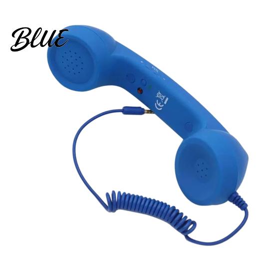3.5mm Telephone Handset Vintage Receiver for Cell Phone, Type-C Wired Handheld Phone Retro Handset, Universal Smartphone