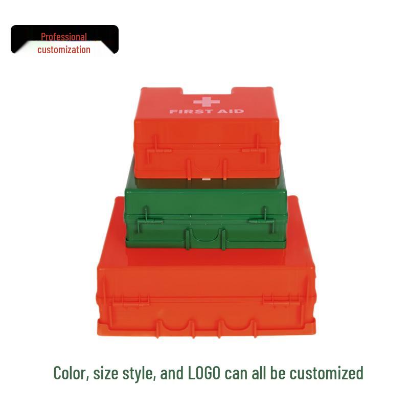 Cross-Border ABS First Aid Kit: Wall-Mounted & Portable for 25 People Small (25 people) зелёный