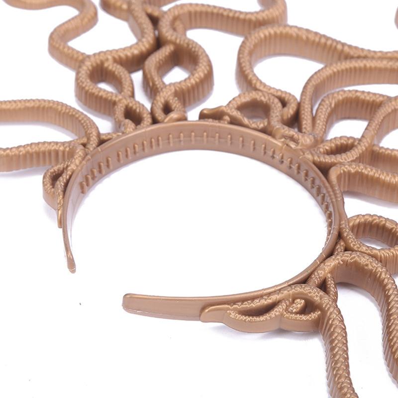 Fascia per Capelli di Halloween Forma a Serpente Curvo Medusa Cerchietto per Capelli Fascia per Capelli Festa Rave Costume Cosplay Accessori Unisex