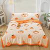 Cute Cartoon Polar Bear Summer Quilt Skin-friendly Comfortable Animals Print Air Conditioning Quilted Quilt for Kids Boys Girls
