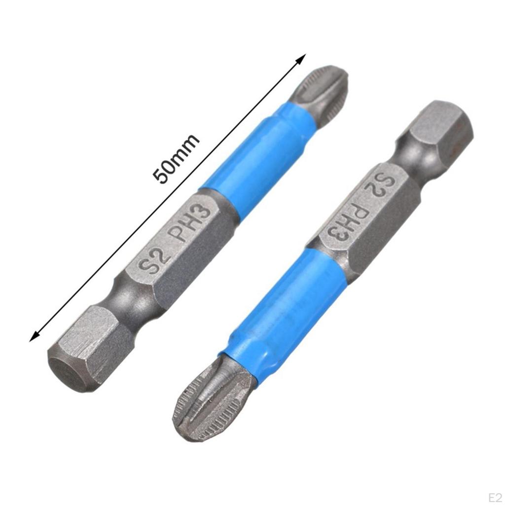 Non Slip Screw Driver bits Drill tool 50mm 1/4 Hexagon