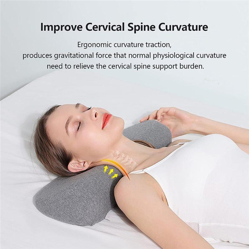 HHO-Ergonomic Orthopedic Neck Pillow, Memory Foam Cervical Pillow, Contour Bed Pillow For Side Sleepers