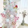 12Pcs Foam Hanging Balls for Christmas Tree Macaron Color Christmas Spheres Pendant  Indoor