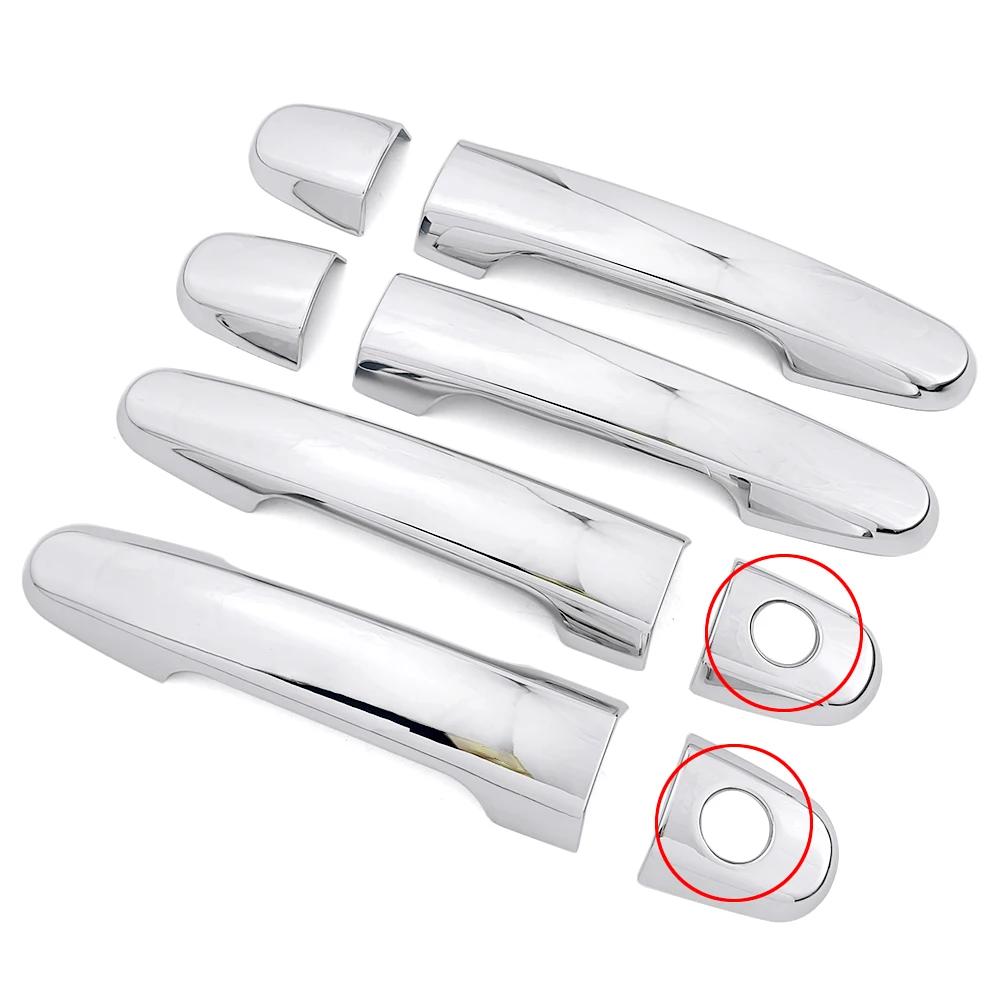 

Для Toyota RAV4 2001-2012 хромированная отделка дверной ручки и крышка дверной чаши, автомобильный стиль 2004 2005 2006 2007 2008 2009 2010 2011