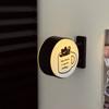 Atmosphère Créative Coin Café Panneau Lumineux Style Rétro Magnétique Décoration Aimant de Frigo Lumineux Tridimensionnel