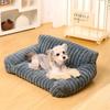 Cat Nest Winter Warm Dog Sofa Nest All Seasons Universal Pet Nest Cushion Straight Rabbit Hair Sofa Bed