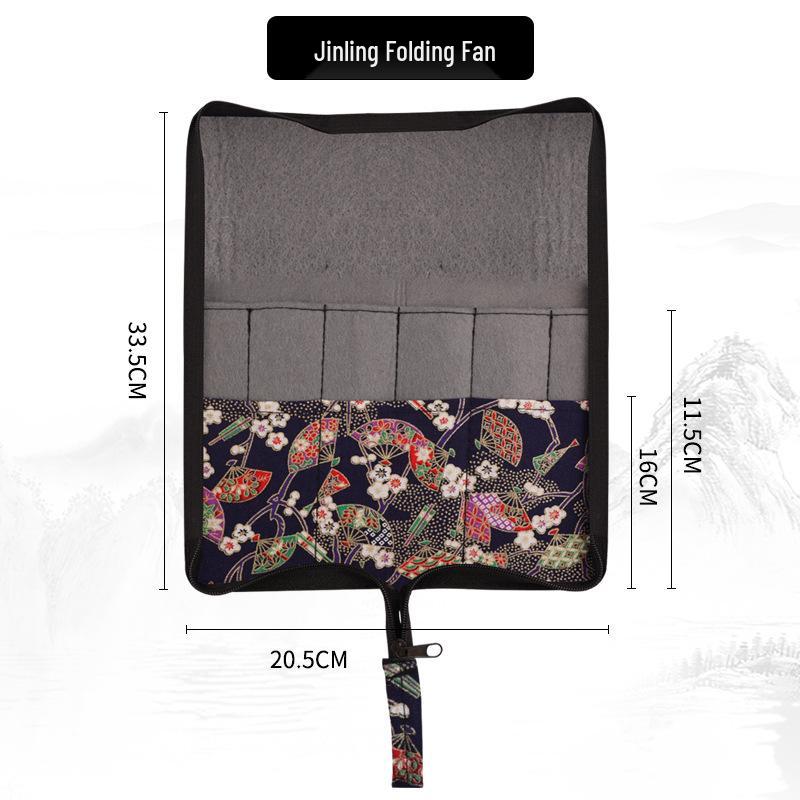 Ancient Style Bamboo Brush Pouch: Large Capacity, Multi-Specifications