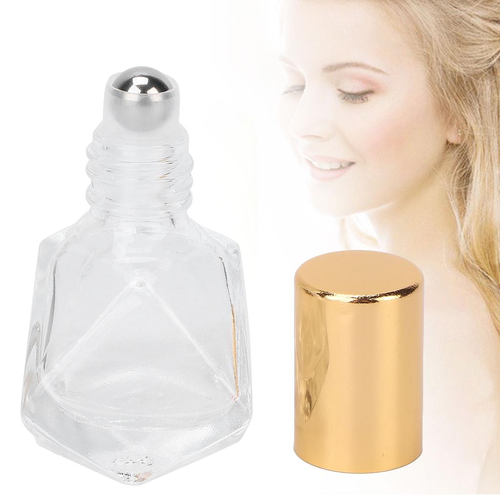 Professional Glass Perfume Roller Bottle Portable Essential Oil Roll On Bottles 8ML