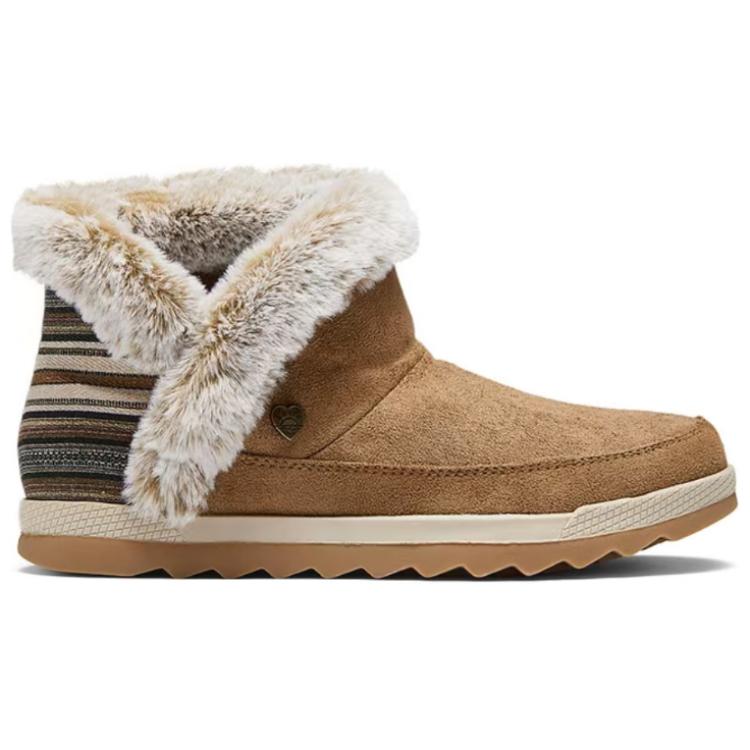 Skechers Bobs Comfortable Short Snow Boots Women boots Brown 114534-CSNT