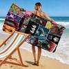 Name Custom 999 rapper Print Beach Towel, Large Soft Quick Dry Towel for Beach Camping Swimming