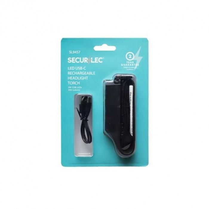 Securlec Şarj Edilebilir USB Kafa Lambası
