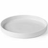 OSLO Plate with High Rim, White, 200 X 25 Mm, Set of 6