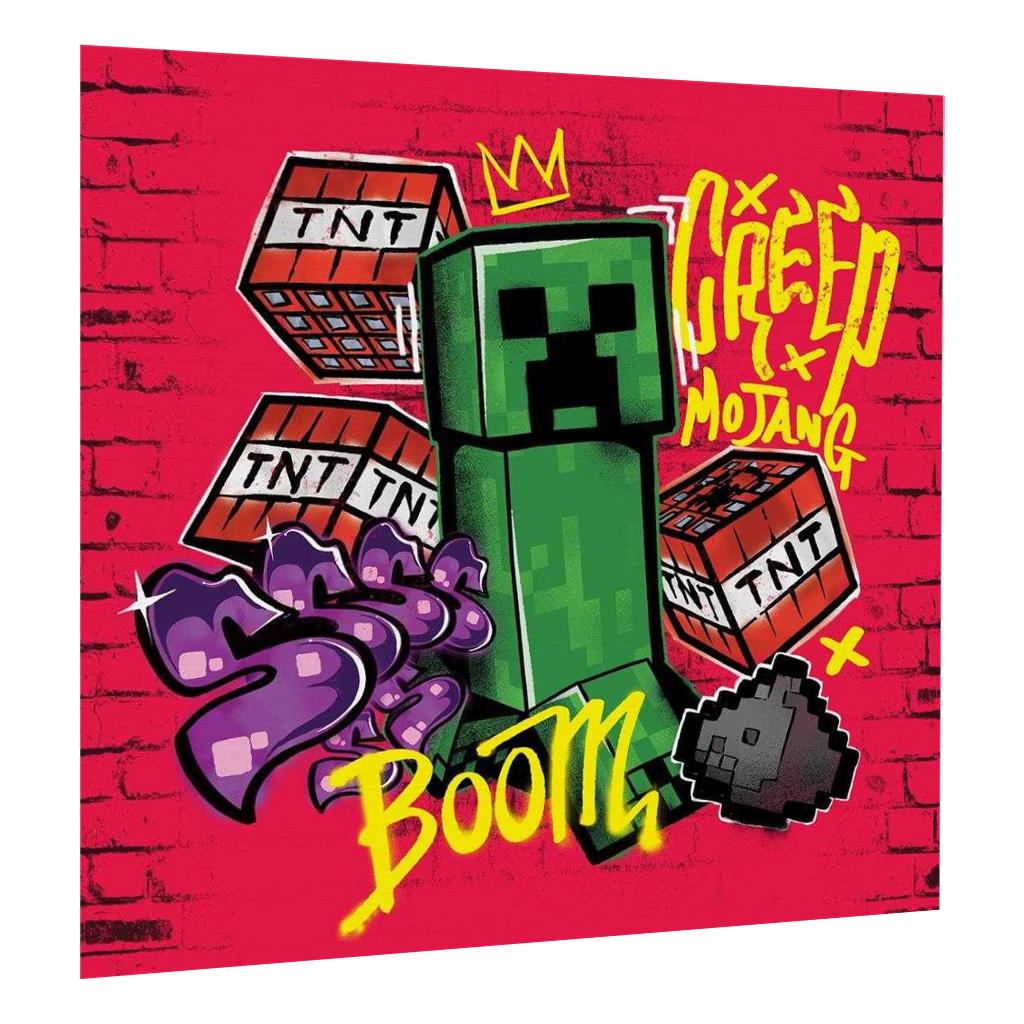 Minecraft Creep Mojang Canvas Print
