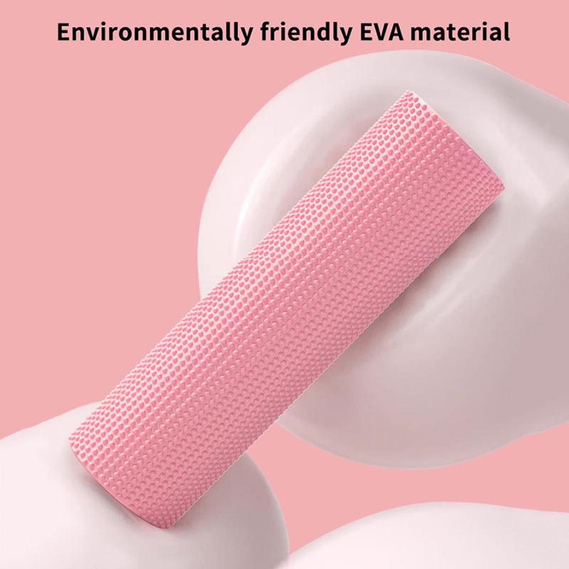 High Density EVA Foam Roller with Textured Bumps Deep Tissue Massage for Home Gym Yoga Post Workout Muscle Soreness Relief