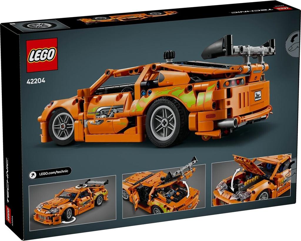 LEGO Constructor Technic – Mașină – Fast and Furious Toyota Supra MK4 (42204)