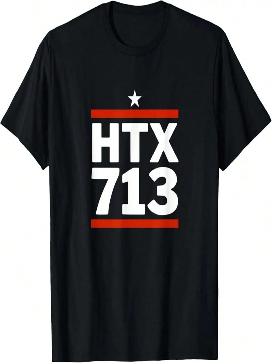 HTX 713 Хьюстон Техас H-Town Футболка S разноцветный
