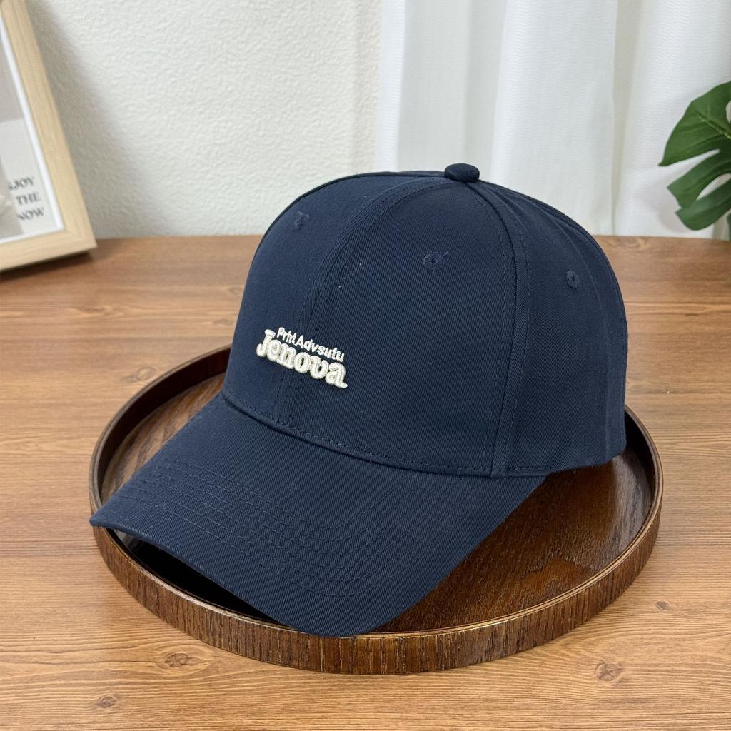 Fashion Hat Spring New Alphabet Embroidery Washed Cotton Baseball Cap Female Korean Version Show Face Small Versatile Casual Cap Male Trend