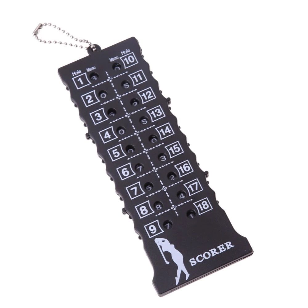 Keeper Stroke Putt with Key Chain Stroke Score Card Score Counter Golf Shot Count Score Counter