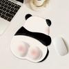 Kawaii Pink Panda Mouse Pad Silicone Wrist Mouse Pad Cute Non Slip Computer Office High-End Mouse Pads For Girls