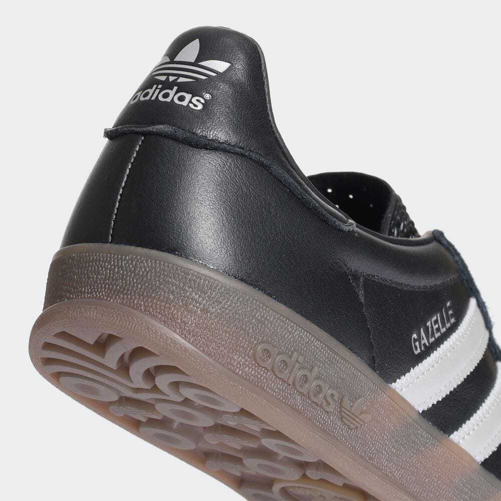 JH8837 Adidas Gazelle Indoor Core Black Matt Silver Gum (Men's)