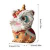 Color Shift Lion Statue Lion Ornament Tea Pet Decoration Color-changing Lion Tea Pet Ornament Auspicious Fortune Sculpture