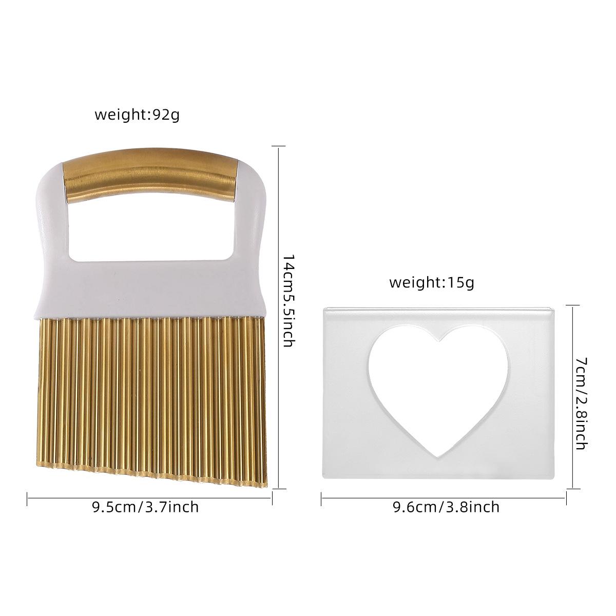 

Нож для волнистой нарезки картофеля из нержавеющей стали Кухонные гаджеты Многофункциональная овощерезка Нож для картофеля с волчьим зубом Резак для картофеля фри