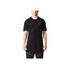 Adidas Logo Print Mid-Length Round Neck Short Sleeve T-Shirt Men Tops Black CE7168