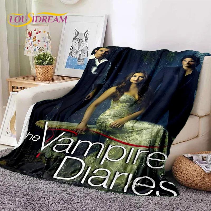 3D Latest The Vampire Diaries Damon Salvatore Soft Flannel Blankets,Throw Blanket Comfortable Blanket for Beds Sofa Home Bedroom