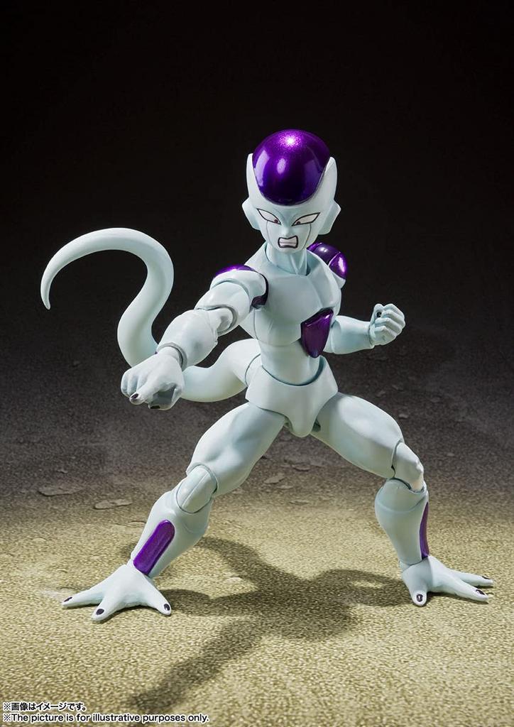 TAMASHII NATIONS Dragon Ball Z Frieza Fourth Form Approximately 120mm PVC ABS Painted Movable Figure S.H.Figuarts (Rerelease Edition) &
