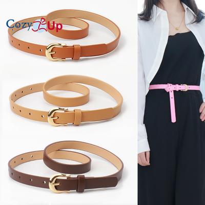 Women's Leather Belts for Jeans Pants Casual Ladies Belt Fashion Vintage Pin Buckle Belt for Women