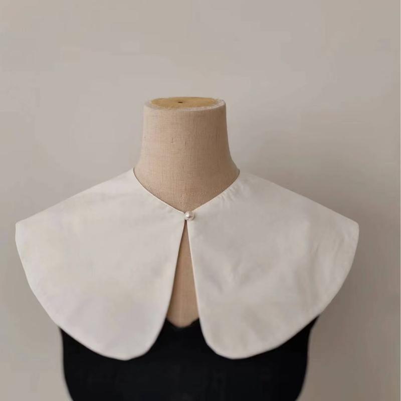 

Модный большой шаль с лацканами, накладной воротник для свитера, рубашки, декоративный съемный воротник-кейп, аксессуары для платья для женщин, девушек