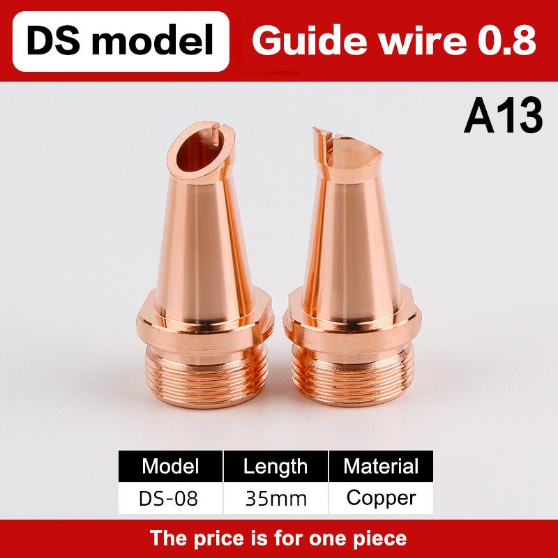 

Сопло для лазерной сварки, ручное сопло для волоконной лазерной сварки для деталей головки сварочного аппарата, сменные аксессуары из красной меди