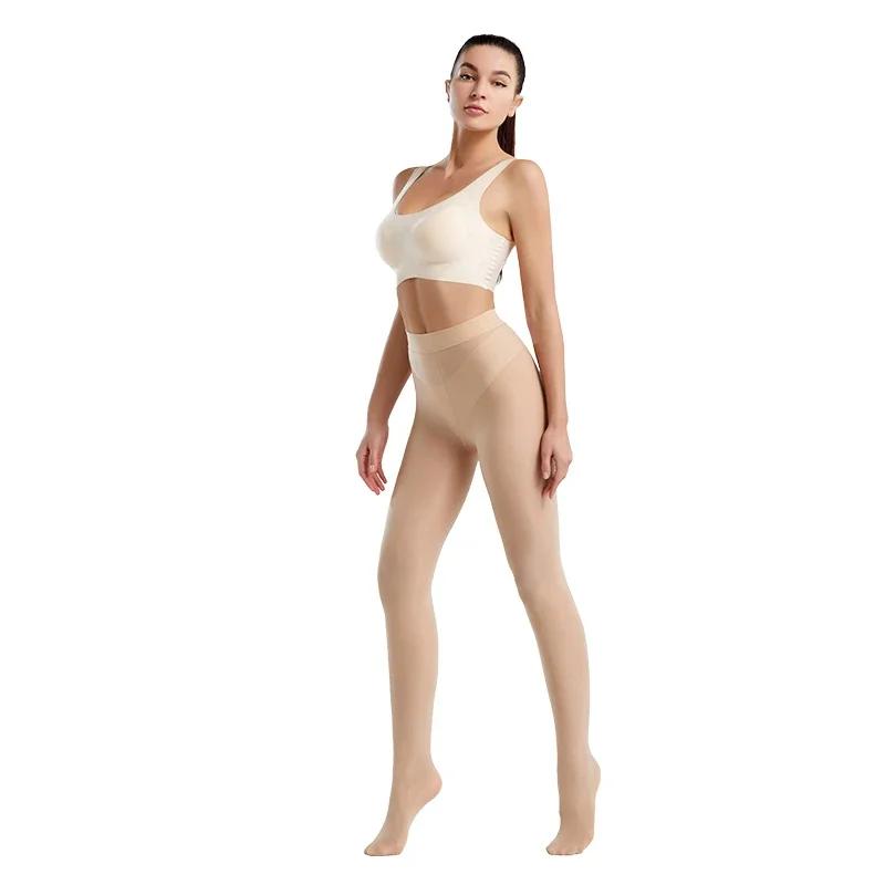 A PAIRS Transparent Black Solid Color Plus Size Pantyhose Ultra-thin Nylon stocking slim High Quality Tights
