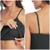 CHARMLEAKS Damen-Unterhemd aus Baumwolle, Damenunterwäsche, Nachtwäsche, Unterwäsche, Hebe-BH, solides Basic-Tanktop, 2er-Pack
