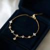 LGKGL Read S925 Silver Plated 18K Gold Sparkling Zircon Flower Necklace for Women Girl Exquisite Party Jewelry Gifts