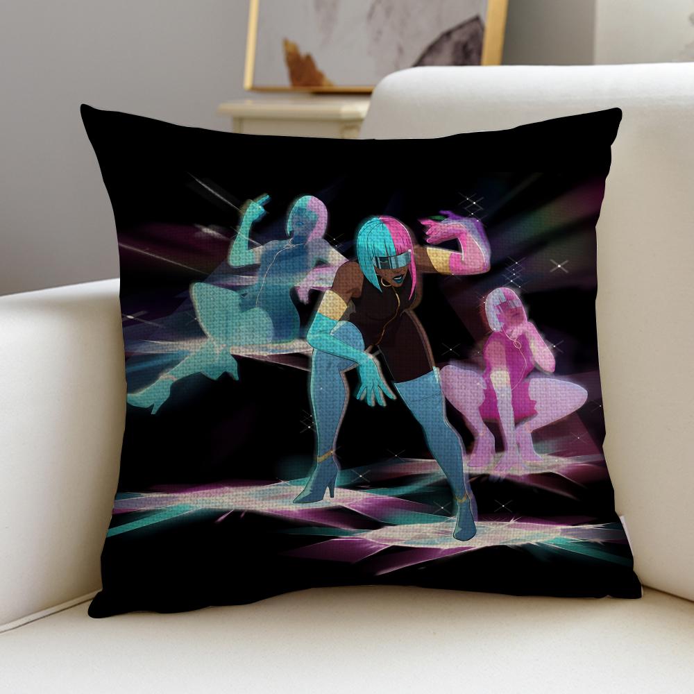 Rock DDispatchS Cushion Cover Breathable and skinfriendly linen pillowcase square removable and washable cushion