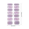 14Pcs Gels Nail Sticker Decals Gels Nail Strips Full Nail Wraps for Nail Art Adhesive Multicolors Nail Strips