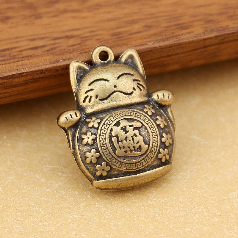 Stjernetegn Hest Fem Keisere Pengeanheng Lykkekatt Nøkkelring Kinesisk Feng Shui Mynter Nøkkelring Bringer Velstand Lykke