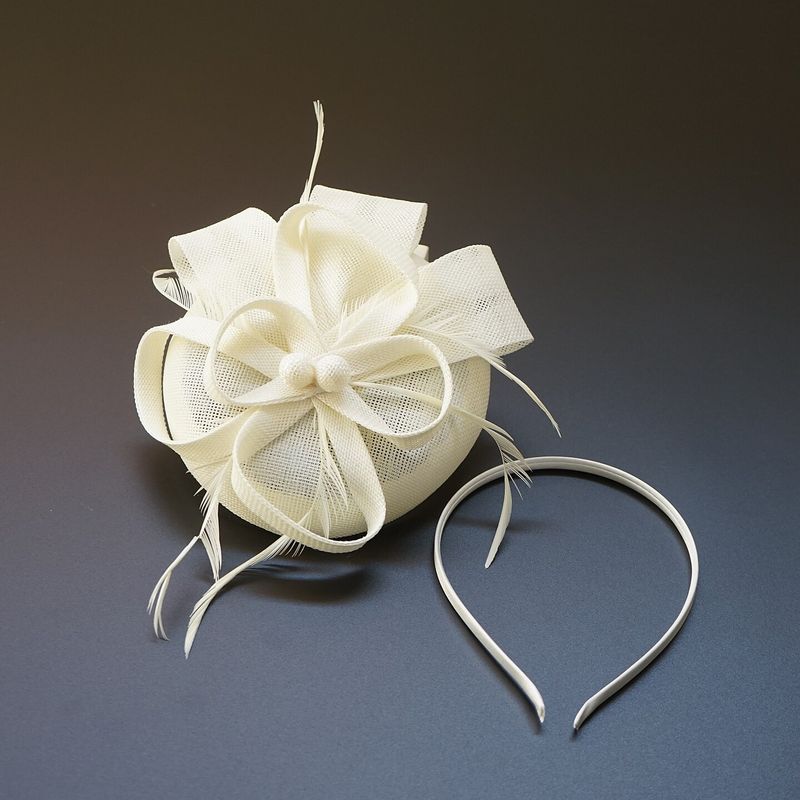 Horse Racing Federation Hepburn European and American Court Lady Retro Hat Headpiece Women's Dress Cheongsam Accessories Photo Hair Accessory Spring