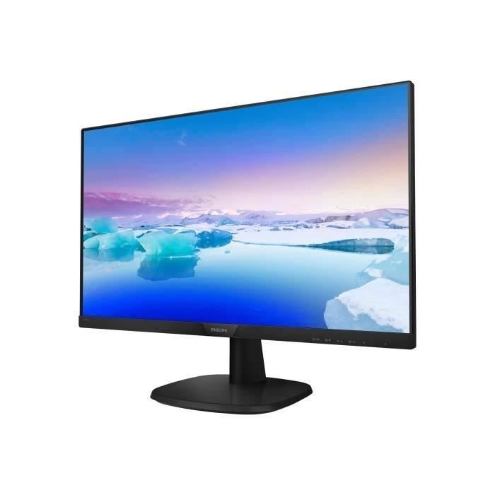 Ecran D'ordinateur PHILIPS 273V7QJAB/00 - FHD 27 Pouces - Dalle IPS 5ms - 75Hz - HDMI/DP/VGA - FreeSync