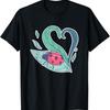 Ladybird Beetle On A Heart Shaped Leaf - Entomology Ladybug T-Shirt