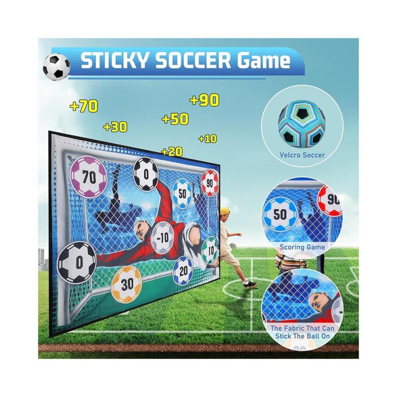 Soccer Ball Game Set for Kids Football Accuracy Exercise,Gift Toy 8+