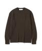 KNITTED [Nitied X Fashion Planet] Cable Round Knit Brown